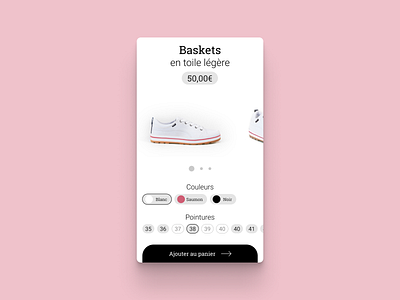 #dailyui #033 Customize Product 033 customize product dailyui eshop mobile product page