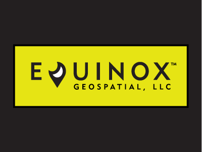 Equinox Geospatial Logo geospatial gis space yellow