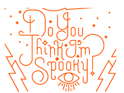 Spooky Type typography wallpaper x files