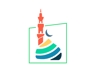 Muslim App logo app art design icon illustration logo minimal