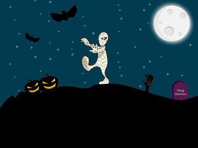 Halloween Poster art design graphic design halloween illustration
