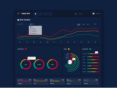 Cyber Risk UI Dasboard