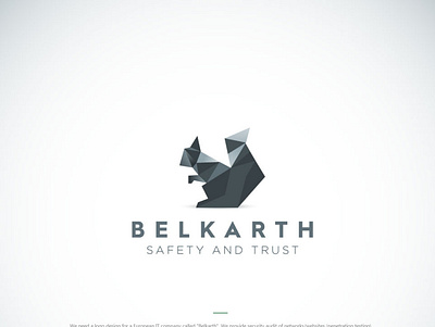 Belka- Squarel branding creative design flat logo squarel squarel