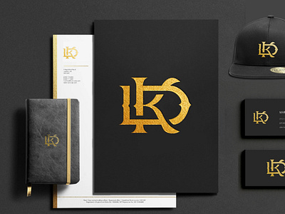 KD Initial Elegant Logo