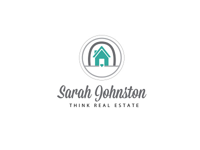 Sarah Johnston branding clean creative design flat icon illustration illustrator lettering logo real estate