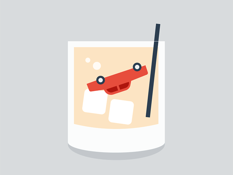 Drinking And Driving by Cody Bubenik on Dribbble