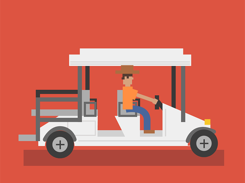 Golf Cart animation cart cowboy gif gifs illustration