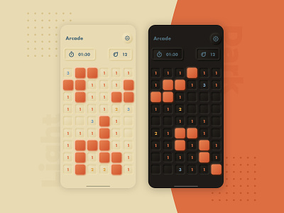 Neumorphism Minesweeper