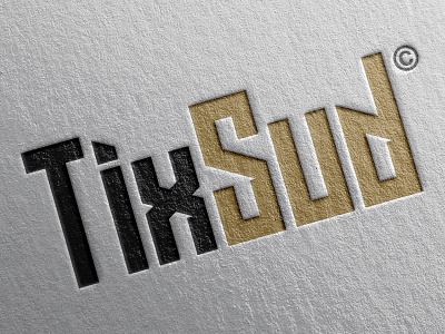 Logo TixSud logo sud typography