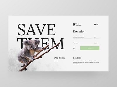 Australia's Aid australia coala donation help ui