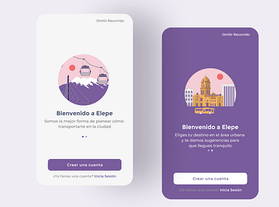 Elepe Transport App aftereffects animation gif bolivia design figma illustration transportation