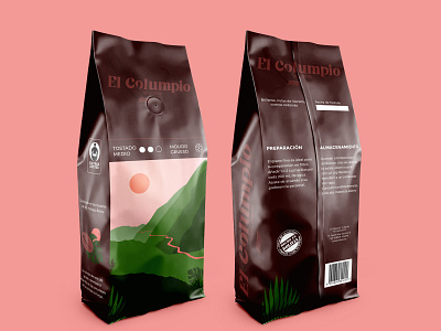 Coffee Package - Bolivan Coffee bolivia branding coffee coffee bag illustration packaging