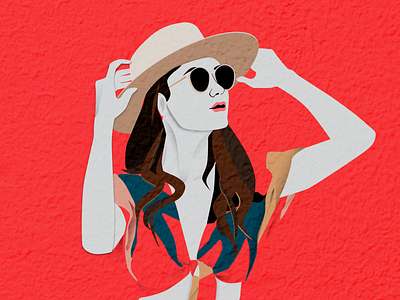 Colorful Illustration - summer look