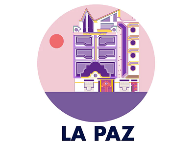 La Paz - Cholet aftereffects animation gif bolivia design flatdesign illustration sketchapp travel