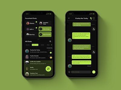 Daily UI - Day 13 - Messaging/Chat App