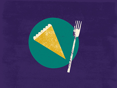 Lemon Tart adobe illustrator dessert food food illustration geometric graphic art illustration illustrator texture vector vector art