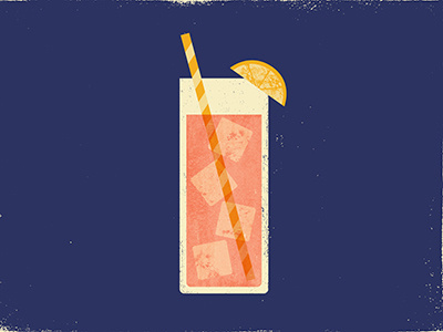 Pink Drink adobe illustrator cocktail drink food illustration illustration illustrator lemonade summer texture vector vector art vector illustration
