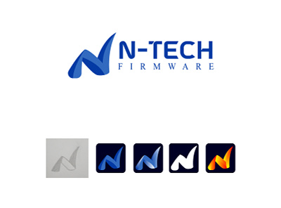 N-TECH FIRM WARE lOGO branding and identity business logo creative logo design it logo logo tech tech logo vector