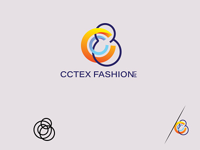 Fashion Logo branding and identity cc logo creative logo design lettering minimalist logo vector