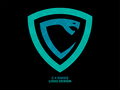 C + SNAKE LOGO DESIGN