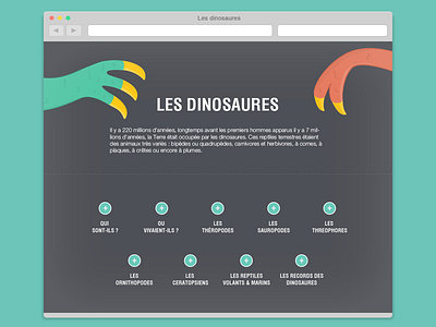 Dinosaurs educational website