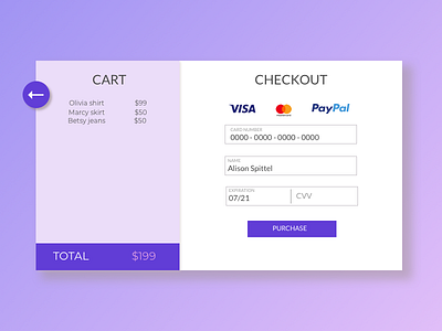 Credit Card Form