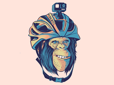 Helmet chimp