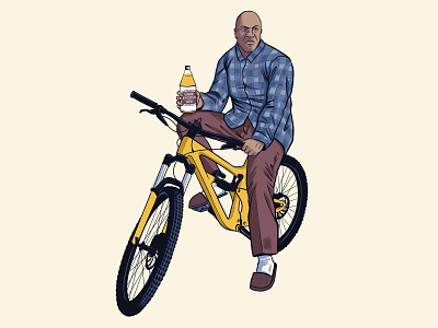 Deebo's Bike deebo friday mountain bike movie art vector art