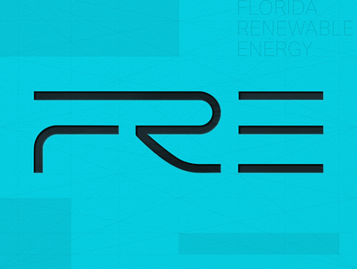 FRE | Florida Renewable Energy branding contemporary energy flordia logo logotype modern renewable