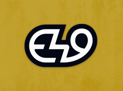 E49 Creative Symbol brand creative e49 golden logo logo design mark symbol
