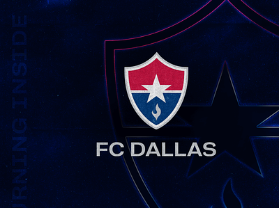FC Dallas Badge Design athletes badge fc dallas footballer futbol soccer star texas