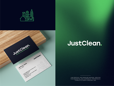 JustClean Company | Brand Identity and Logotype bold branding icon identity logo mark modern services
