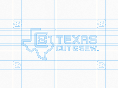 Texas Cut and Sew | Logo Anatomy and traces