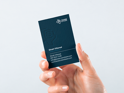 Texas Cut and Sew | Business Card Design brand branding business card logo mockup