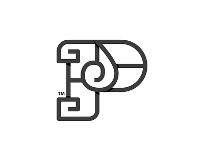 Pinaesa | Logo | Brand | Icon aztec brand branding identity logo logogram logotype mark mayan paint