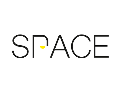 Space Logo clever creativity design lamp logo simple space thirtylogos