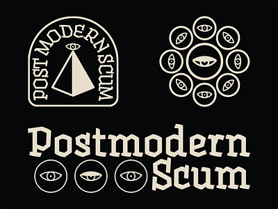 Postmodern Scum branding graphic design logo