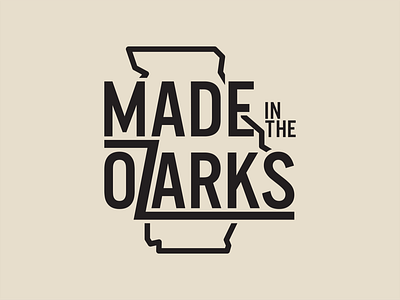 Made in the Ozarks: Logo branding design logo vector