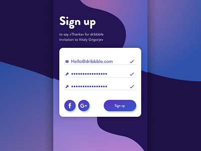 Hello Dribbble! 001 dailyui dailyui 001