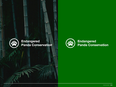 Endangered Panda Conservation Logo