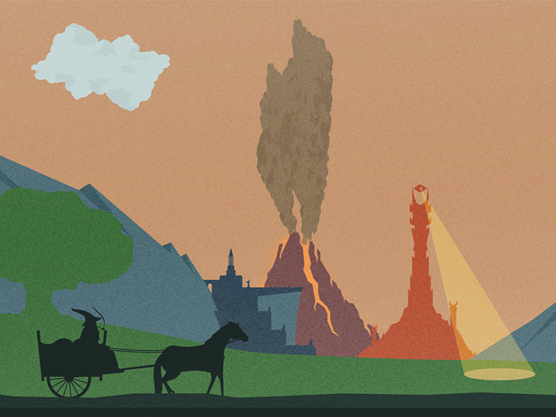 Motion Collab #5 Entry after effects lord of the rings vector