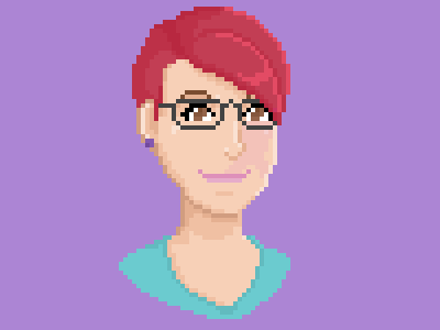 Pixel Portrait of My Wife aseprite pixel art portrait art sprite