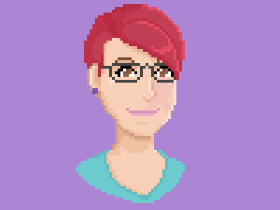 Pixel Portrait of My Wife