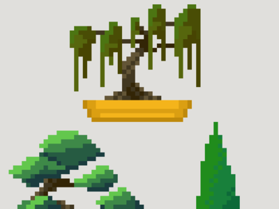 #Octobit - Three Trees aseprite octobit pixel