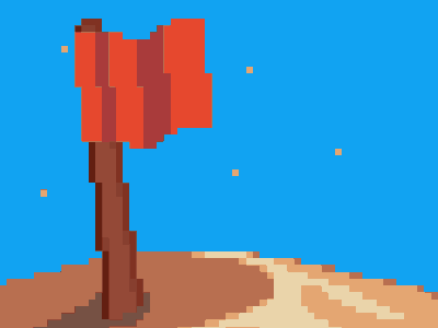 #Octobit - Waving Flag aseprite octobit pixel pixel animation