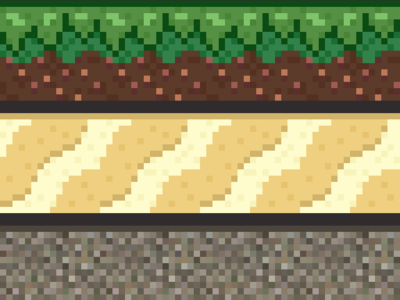 #Octobit - Grass, Sand, Gravel Tiles