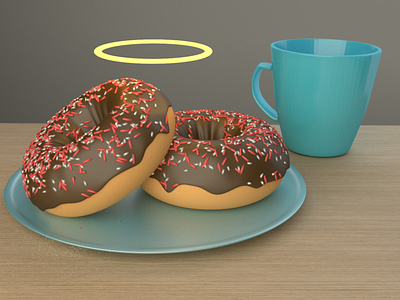 Divine Doughnuts 3d art blender blender3d