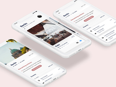 Travel planner app design planner social travel ui ux