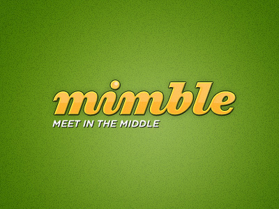 Mimble Logo app gotham rounded green iphone logo yellow ziggurat