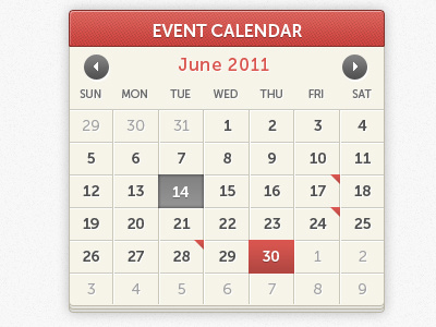 Calendar calendar museo sans